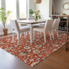 Piper Looms Chantille Global ACN2192 Red Machine Washable Area Rug Lifestyle Image Feature