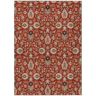 Piper Looms Chantille Global ACN2192 Red Machine Washable Area Rug main image