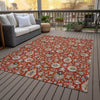Piper Looms Chantille Global ACN2192 Red Machine Washable Area Rug Outdoor Lifestyle Image Feature