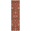 Piper Looms Chantille Global ACN2192 Red Machine Washable Area Rug Runner Main Image