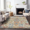 Piper Looms Chantille Floral ACN2193 Beige Machine Washable Area Rug Lifestyle Image Feature
