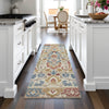 Piper Looms Chantille Floral ACN2193 Beige Machine Washable Area Rug Runner Lifestyle Image Feature