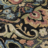 Piper Looms Chantille Floral ACN2193 Black Machine Washable Area Rug Swatch Image