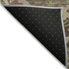 Piper Looms Chantille Floral ACN2193 Chocolate Machine Washable Area Rug Backing Image
