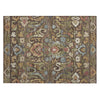 Piper Looms Chantille Floral ACN2193 Chocolate Machine Washable Area Rug Scatter Main Image