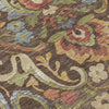Piper Looms Chantille Floral ACN2193 Chocolate Machine Washable Area Rug Swatch Image