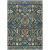Piper Looms Chantille Floral ACN2193 Navy Machine Washable Area Rug main image