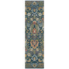 Piper Looms Chantille Floral ACN2193 Navy Machine Washable Area Rug Runner Main Image