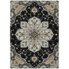 Piper Looms Chantille Global ACN2194 Black Machine Washable Area Rug main image
