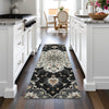 Piper Looms Chantille Global ACN2194 Black Machine Washable Area Rug Runner Lifestyle Image Feature