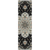 Piper Looms Chantille Global ACN2194 Black Machine Washable Area Rug Runner Main Image