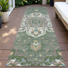 Piper Looms Chantille Global ACN2194 Green Machine Washable Area Rug Runner Outdoor Lifestyle Image Feature