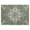 Piper Looms Chantille Global ACN2194 Green Machine Washable Area Rug Scatter Main Image
