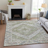 Piper Looms Chantille Geometric ACN2195 Aloe Machine Washable Area Rug Lifestyle Image Feature