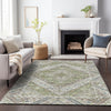 Piper Looms Chantille Geometric ACN2195 Aloe Machine Washable Area Rug Lifestyle Image Feature