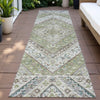 Piper Looms Chantille Geometric ACN2195 Aloe Machine Washable Area Rug Runner Outdoor Lifestyle Image Feature