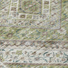 Piper Looms Chantille Geometric ACN2195 Aloe Machine Washable Area Rug Swatch Image