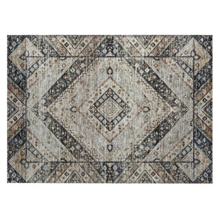 Piper Looms Chantille Geometric ACN2195 Black Machine Washable Area Rug Scatter Main Image