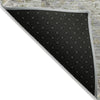 Piper Looms Chantille Geometric ACN2195 Ivory Machine Washable Area Rug Backing Image