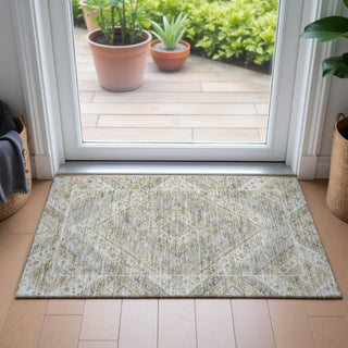 Piper Looms Chantille Geometric ACN2195 Ivory Machine Washable Area Rug Scatter Lifestyle Image Feature