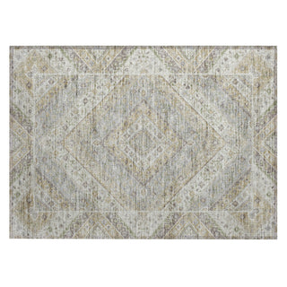 Piper Looms Chantille Geometric ACN2195 Ivory Machine Washable Area Rug Scatter Main Image