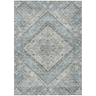 Piper Looms Chantille Geometric ACN2195 Sky Machine Washable Area Rug main image