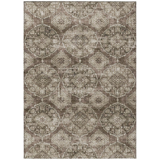 Piper Looms Chantille Panel ACN2196 Chocolate Machine Washable Area Rug main image