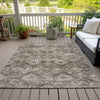 Piper Looms Chantille Panel ACN2196 Chocolate Machine Washable Area Rug Outdoor Lifestyle Image Feature
