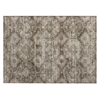 Piper Looms Chantille Panel ACN2196 Chocolate Machine Washable Area Rug Scatter Main Image