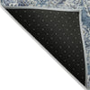 Piper Looms Chantille Panel ACN2196 Denim Machine Washable Area Rug Backing Image