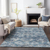 Piper Looms Chantille Panel ACN2196 Denim Machine Washable Area Rug Lifestyle Image Feature
