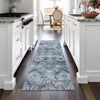 Piper Looms Chantille Panel ACN2196 Denim Machine Washable Area Rug Runner Lifestyle Image Feature