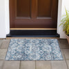 Piper Looms Chantille Panel ACN2196 Denim Machine Washable Area Rug Scatter Outdoor Lifestyle Image Feature