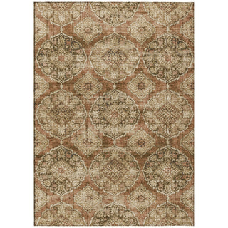 Piper Looms Chantille Panel ACN2196 Paprika Machine Washable Area Rug main image