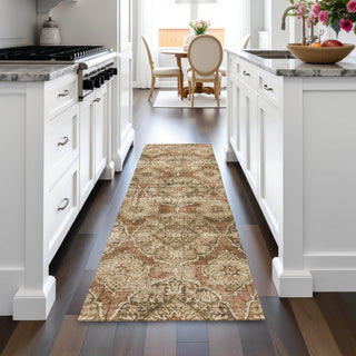 Piper Looms Chantille Panel ACN2196 Paprika Machine Washable Area Rug Runner Lifestyle Image Feature