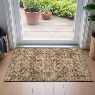 Piper Looms Chantille Panel ACN2196 Paprika Machine Washable Area Rug Scatter Lifestyle Image Feature