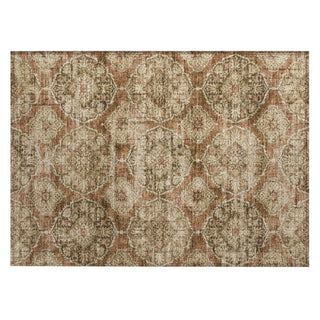 Piper Looms Chantille Panel ACN2196 Paprika Machine Washable Area Rug Scatter Main Image