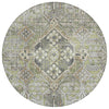 Piper Looms Chantille Global ACN2197 Aloe Machine Washable Area Rug Round Main Image