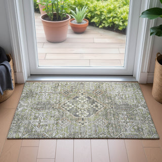 Piper Looms Chantille Global ACN2197 Aloe Machine Washable Area Rug Scatter Lifestyle Image Feature
