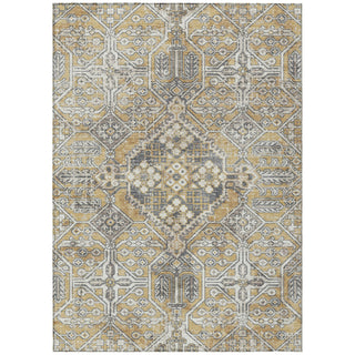 Piper Looms Chantille Global ACN2197 Gold Machine Washable Area Rug main image
