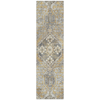 Piper Looms Chantille Global ACN2197 Gold Machine Washable Area Rug Runner Main Image