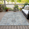 Piper Looms Chantille Global ACN2197 Sky Machine Washable Area Rug Outdoor Lifestyle Image Feature