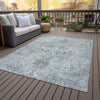 Piper Looms Chantille Global ACN2197 Sky Machine Washable Area Rug Outdoor Lifestyle Image Feature