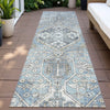 Piper Looms Chantille Global ACN2197 Sky Machine Washable Area Rug Runner Outdoor Lifestyle Image Feature