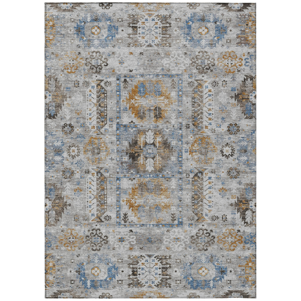 Piper Looms Chantille Bohemian ACN2198 Gray Machine Washable Area Rug main image