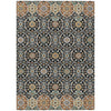 Piper Looms Chantille Panel ACN2199 Black Machine Washable Area Rug main image