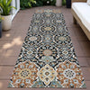 Piper Looms Chantille Panel ACN2199 Black Machine Washable Area Rug Runner Outdoor Lifestyle Image Feature