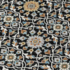 Piper Looms Chantille Panel ACN2199 Black Machine Washable Area Rug Swatch Image
