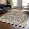 Piper Looms Chantille Panel ACN2199 Chocolate Machine Washable Area Rug Lifestyle Image Feature