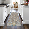 Piper Looms Chantille Panel ACN2199 Chocolate Machine Washable Area Rug Runner Lifestyle Image Feature